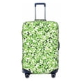 thumbnail image 1 of Luggage Cover Anti Scratch, Teal Glitter Patterns Elastic Suitcase Protector Fits 18-32 Inch Luggage, 1 of 2