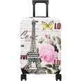 thumbnail image 1 of Luggage Cover Approved Travel Suitcase Protector Eiffel Tower Elastic Washable Baggage Covers for 21-24 inch Luggage (M), 1 of 6