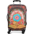 thumbnail image 1 of Luggage Cover Approved Travel Suitcase Protector Natural Bohemia Sunshine Elastic Washable Baggage Covers for 18-20 inch Luggage(L), 1 of 2