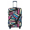 thumbnail image 1 of Luggage Cover, Irregular Graffiti Suitcase Cover For Luggage Fits 18-32 Inch Luggage, Elastic Suitcase Protector, 1 of 8
