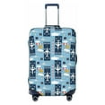 Luggage Cover (No Suicase) Airplanes and Aviation Signs Soft Suitcase