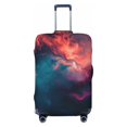 Luggage Cover (No Suicase) Cosmic Paint Swirl Soft Suitcase Covers