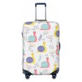 Luggage Cover (No Suicase) Cute Hand Painted Snail Soft Suitcase Covers