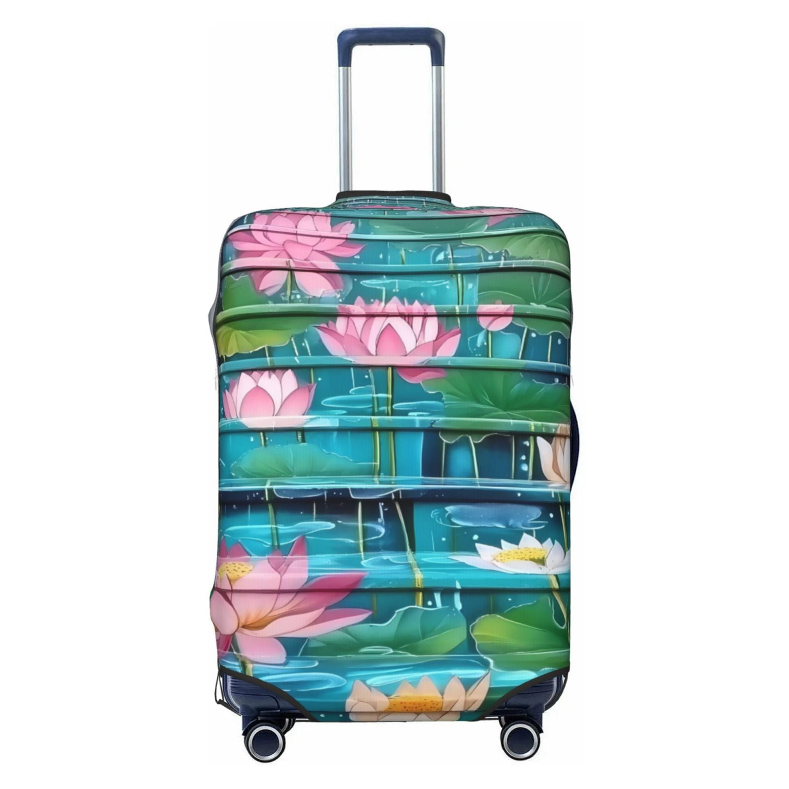 Luggage Cover (No Suicase) Lotus Flower Stairway Soft Suitcase Covers