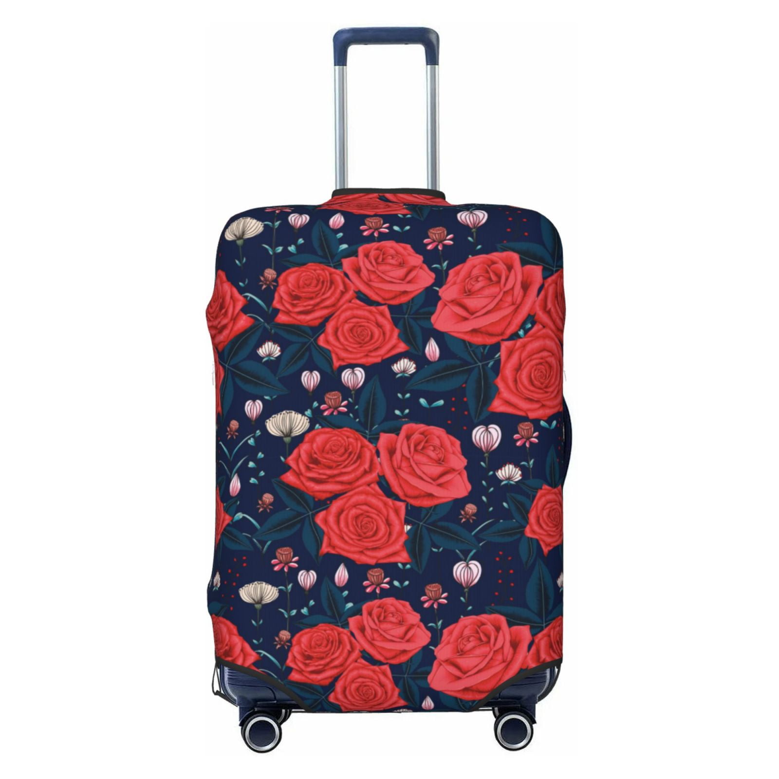 Luggage Cover (No Suicase) Lotus Root Rose Flowers Soft Suitcase Covers