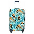 Luggage Cover (No Suicase) Lovely Sea Otters Soft Suitcase Covers