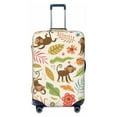 Luggage Cover (No Suicase) Monkeys in the Jungle Soft Suitcase Covers