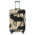 Luggage Cover (No Suicase) Moose antlers elk vintage Soft Suitcase