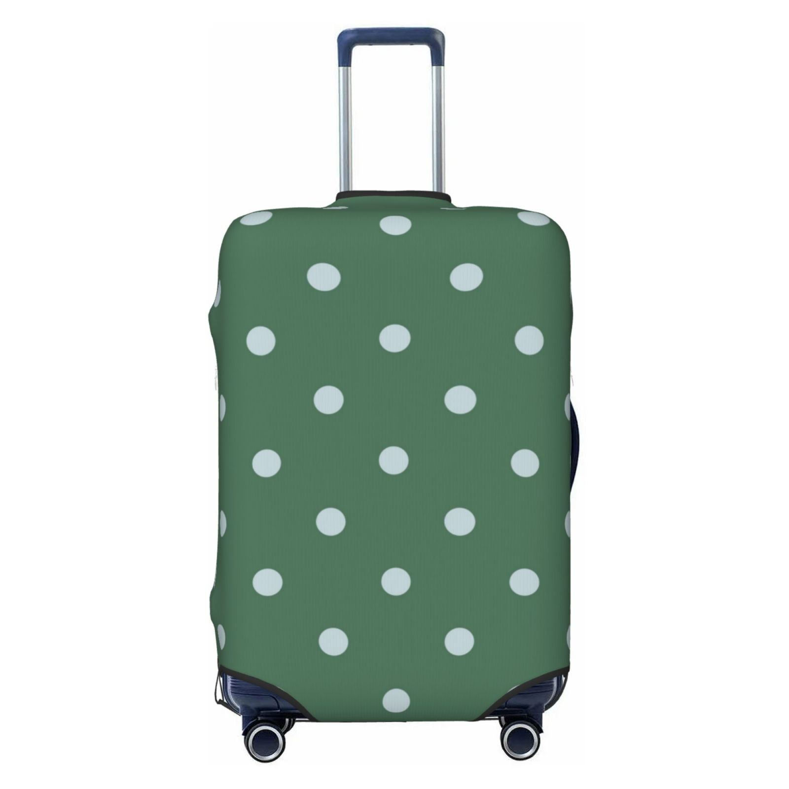 Luggage Cover (No Suicase) Polka dot green Soft Suitcase Covers