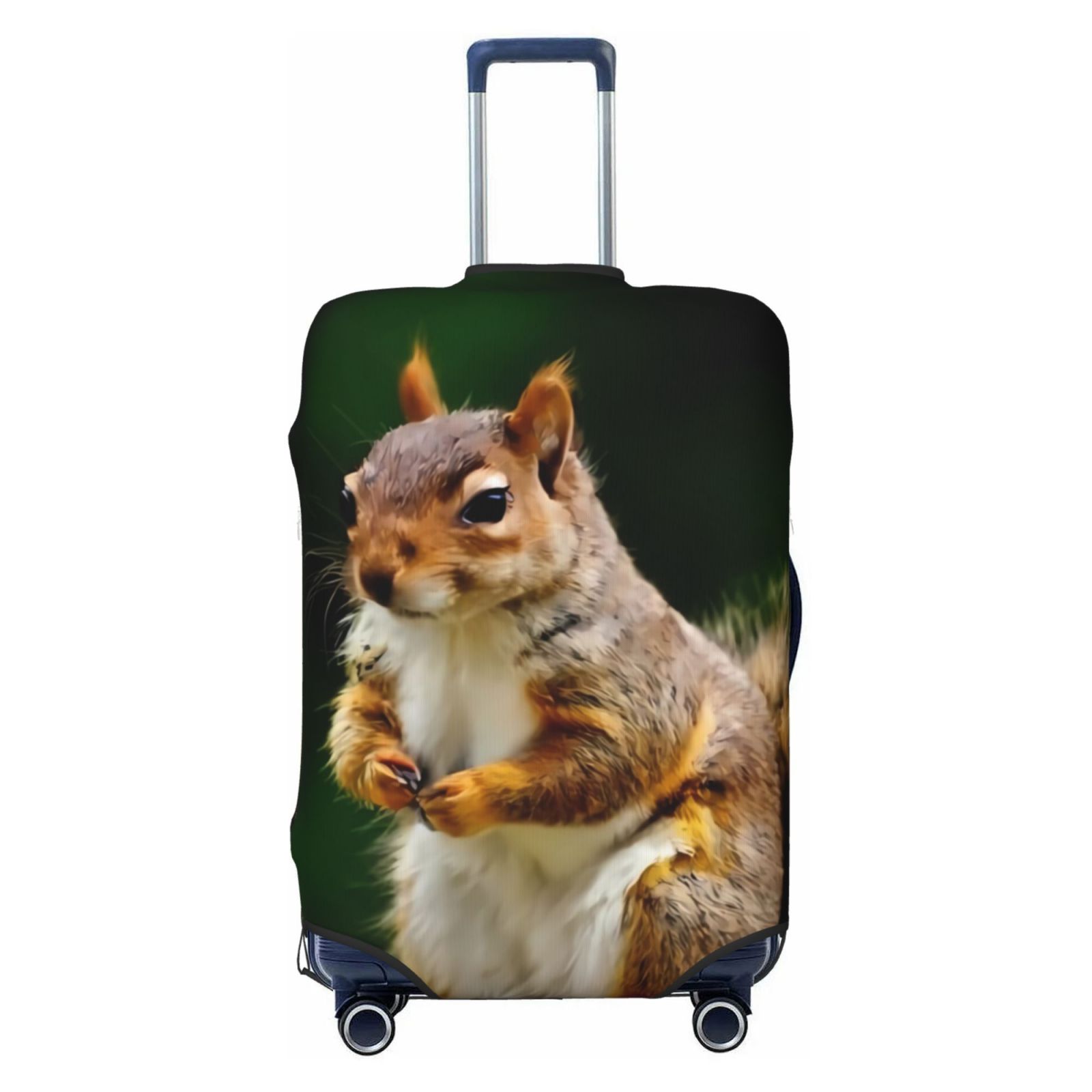 Luggage Cover (No Suicase) Squirrels Eating Peanuts On The Tree Soft