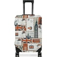 thumbnail image 1 of Luggage Cover Protector Travel Suitcase Covers Protective Skin for Carry On Baggage Fit 18-20 Inch Luggage, 1 of 6