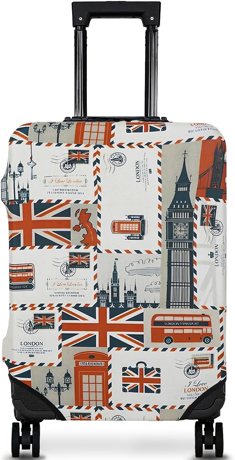 Luggage Cover Protector Travel Suitcase Covers Protective Skin for Carry On Baggage Fit 25-28 Inch Luggage