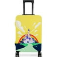 thumbnail image 1 of Luggage Cover Protector Travel Suitcase Covers Protective Skin for Carry On Baggage Fit 29-32 Inch Luggage, 1 of 6