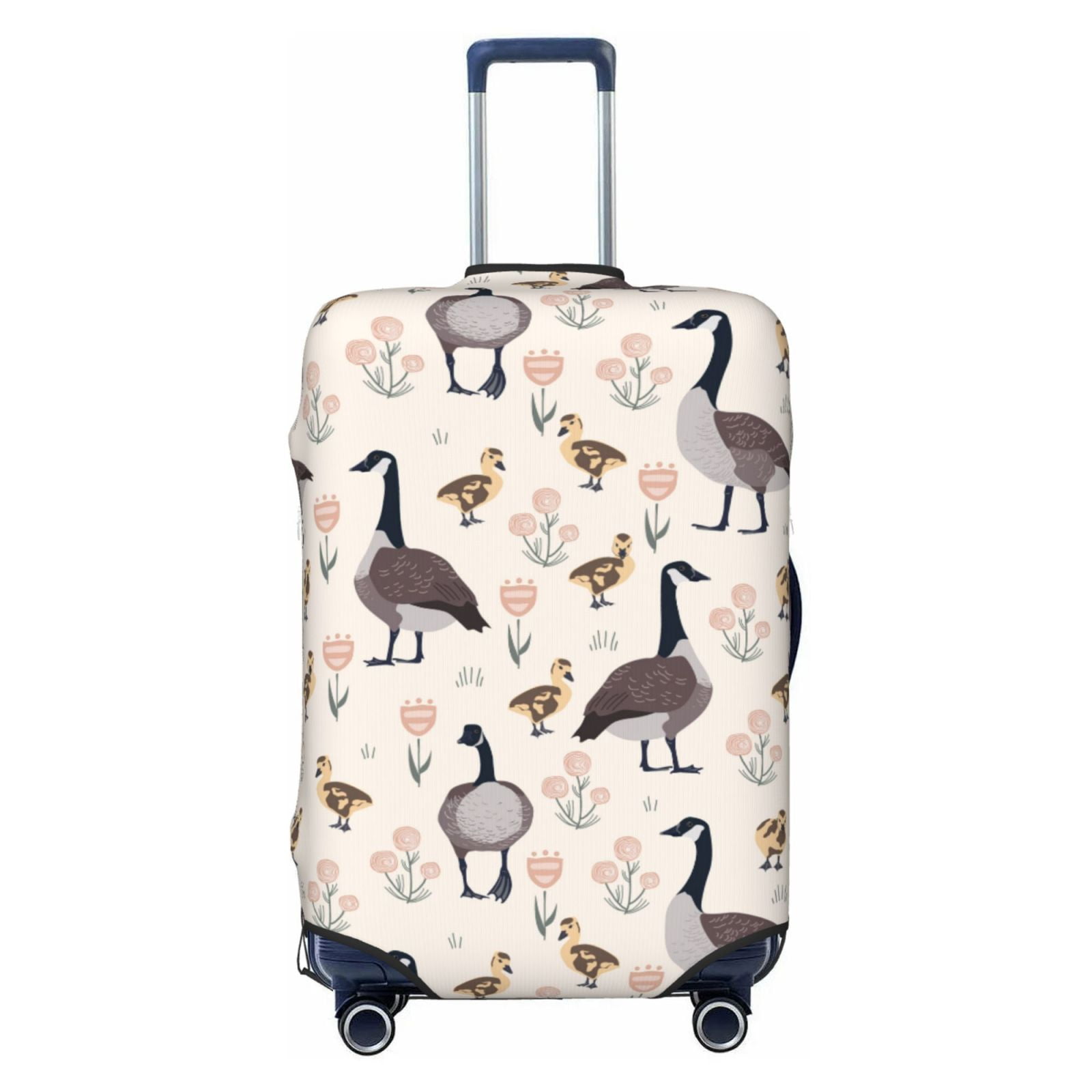 Eggplant Funny Pattern Print Luggage Cover Protector