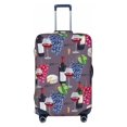 thumbnail image 1 of Luggage Cover, Wine Print No.J938 Suitcase Cover For Luggage Fits 18-32 Inch Luggage, Elastic Suitcase Protector, 1 of 8