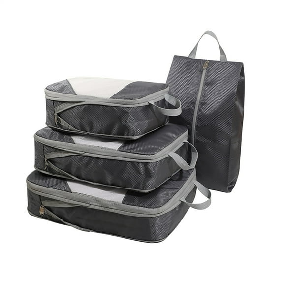 Luggage Cubes Compression Packing Cubes for Suitcase Travel Luggage Organizer with Shoe Bag Clothes Bag Packing Cubes