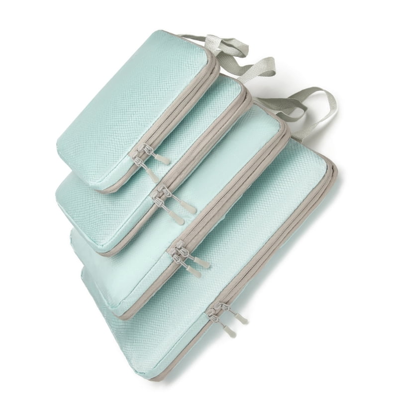 Luggage Cubes Storage Organizer Bags Suitcase Compression Packing Cubes