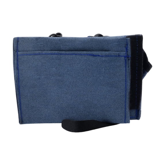 Luggage Cup Holder, Blue Oxford Fabric Travel Drink Sleeve, 1 Pack Adjustable Anti-Slip Strap Suitcase Mount Pouch, Fit Water Bottle Coffee Bubble Tea Tumbler for Business Trip Vacation Travel Use