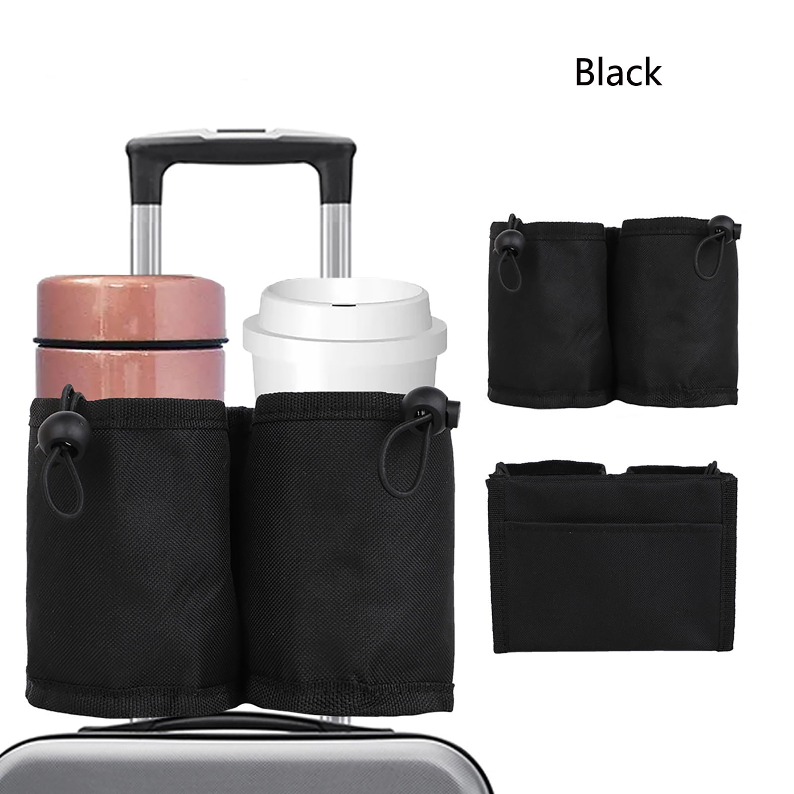 Luggage Travel Cup Holder X-Protector - Black Suitcase Cup Holder & Lu –  SHANULKA Home Decor