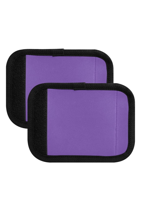 Luggage Handle Wrap for Suitcase 2 Pack Luggage Tag Identifiers for Travel Accessories Purple