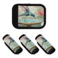 thumbnail image 1 of Luggage Handle Wrap for Suitcase 4-Pack Includes Back Information Card The Graceful Hummingbird, 1 of 6