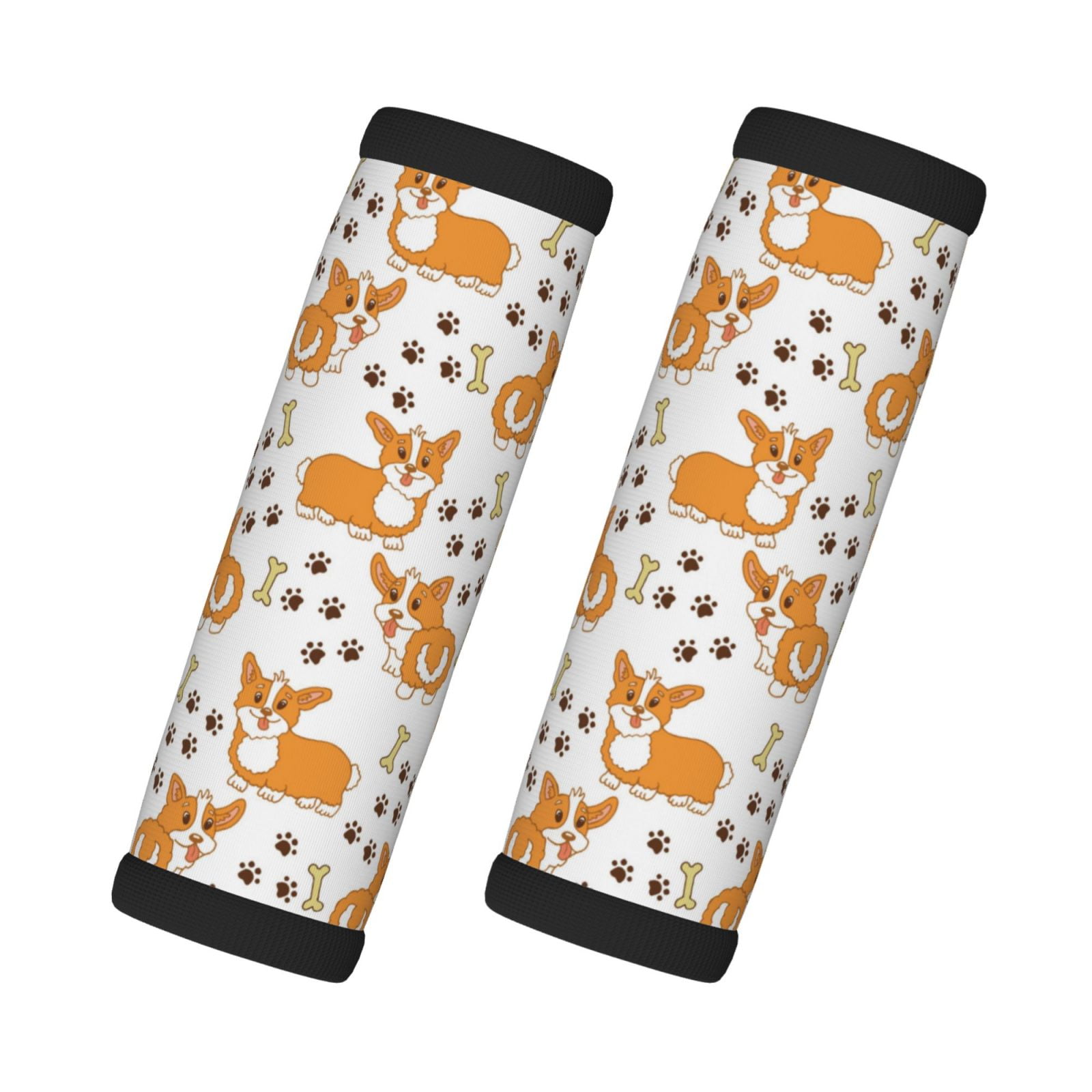 Luggage Handle Wraps for Suitcase Cute Dog Funny_E Stylish