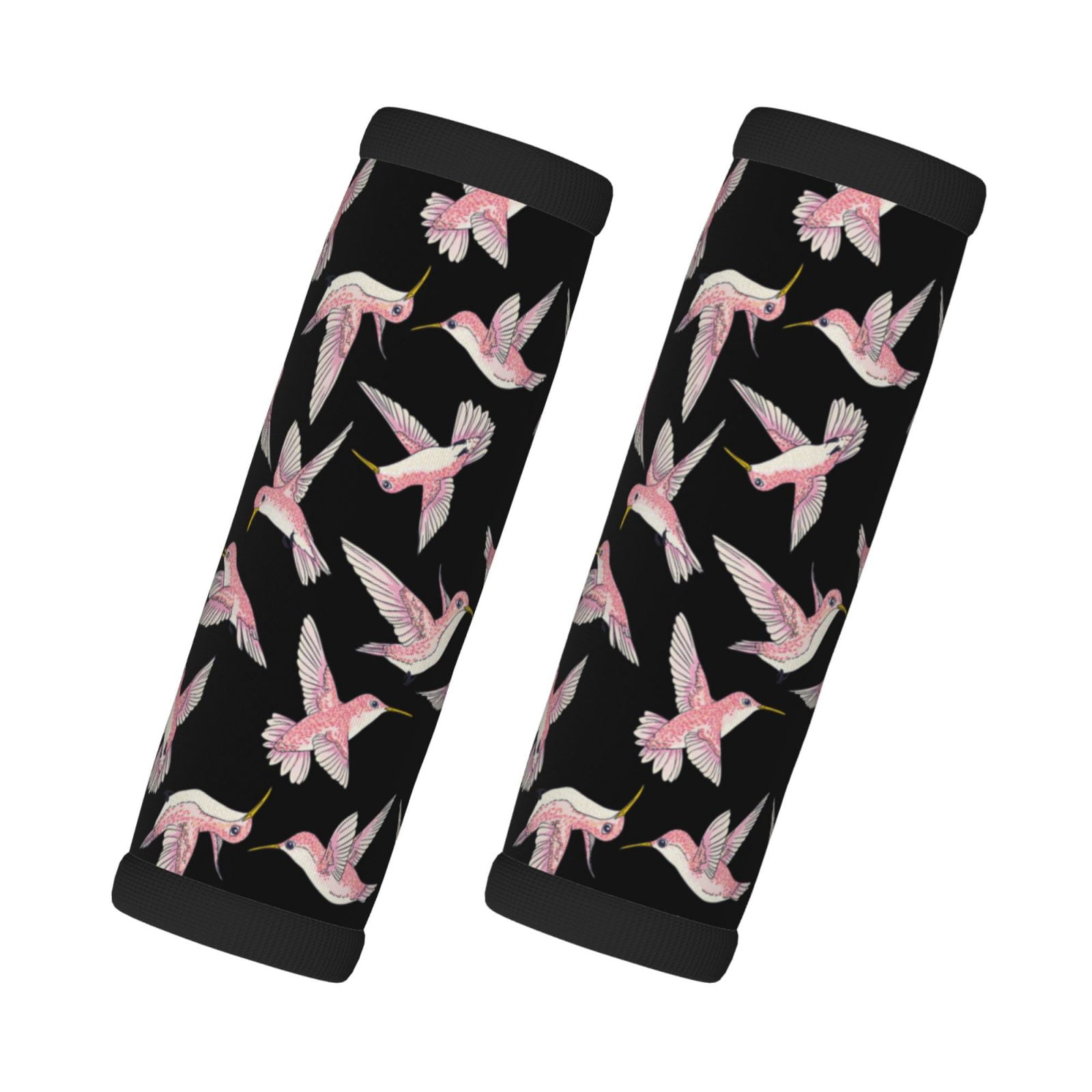 Luggage Handle Wraps for Suitcase Pink Hummingbird Suitcase Tags