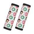 thumbnail image 1 of Luggage Handle Wraps for Suitcase - Suitcase Tags Identifiers for Suitcases, Colorful donuts D Fun Luggage Handle Covers, Travel Luggage Accessories Essentials for Flying, 1 of 6
