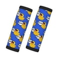 thumbnail image 1 of Luggage Handle Wraps for Suitcase - Suitcase Tags Identifiers for Suitcases, Funny Cartoon Cute Duck_A Fun Luggage Handle Covers, Travel Luggage Accessories Essentials for Flying, 1 of 6