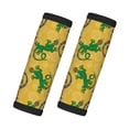 thumbnail image 1 of Luggage Handle Wraps for Suitcase - Suitcase Tags Identifiers for Suitcases, Tropical Funny Lizard Yellow Fun Luggage Handle Covers, Travel Luggage Accessories Essentials for Flying, 1 of 6