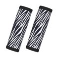 thumbnail image 1 of Luggage Handle Wraps for Suitcase - Suitcase Tags Identifiers for Suitcases, zebra print black white print Fun Luggage Handle Covers, Travel Luggage Accessories Essentials for Flying, 1 of 6