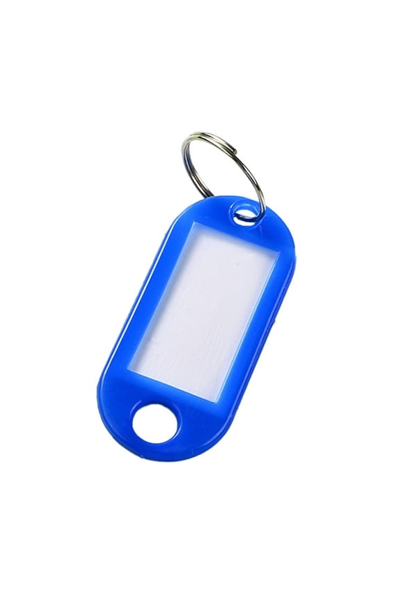 Luggage Identification Tags, Cosmug Dark Blue Plastic Key Tags, Room Number Label Accessories, for Hotel, Travel, Keychain and Personal Item, Dark Blue