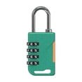 thumbnail image 1 of Luggage Padlocks 4 Digit Password Lock Portable Suitcases Security Locks Keyless Unlocks AntiTheft Padlock Easy to Use, 1 of 9