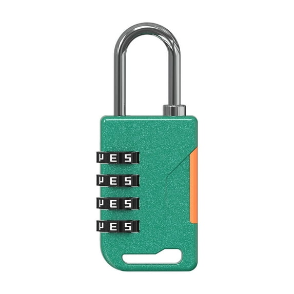 Luggage Padlocks 4 Digit Password Lock Portable Suitcases Security Locks Keyless Unlocks AntiTheft Padlock Easy to Use