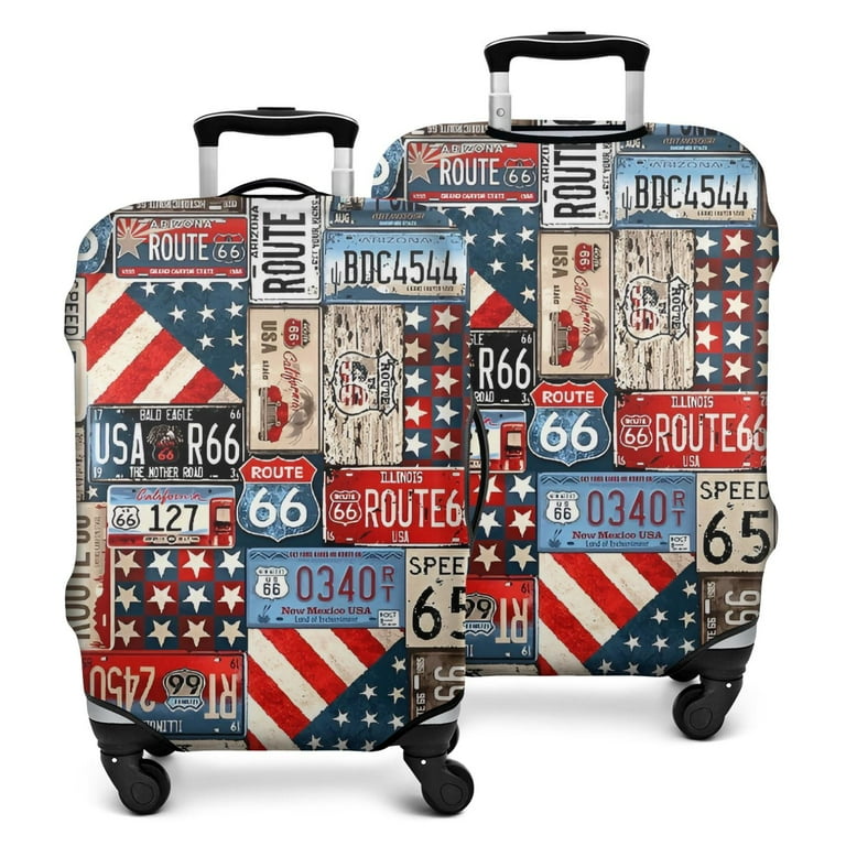 Alien Meow Luggage Protective Cover, Elastic, Washable, Fits