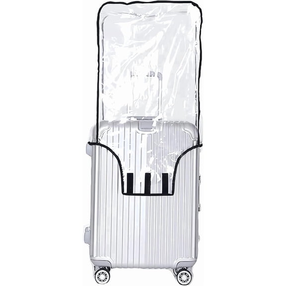 2Pack-Luggage Protector Suitcase Cover PVC Waterproof Travel Suitcase Fits Most 20" to 30"(28")