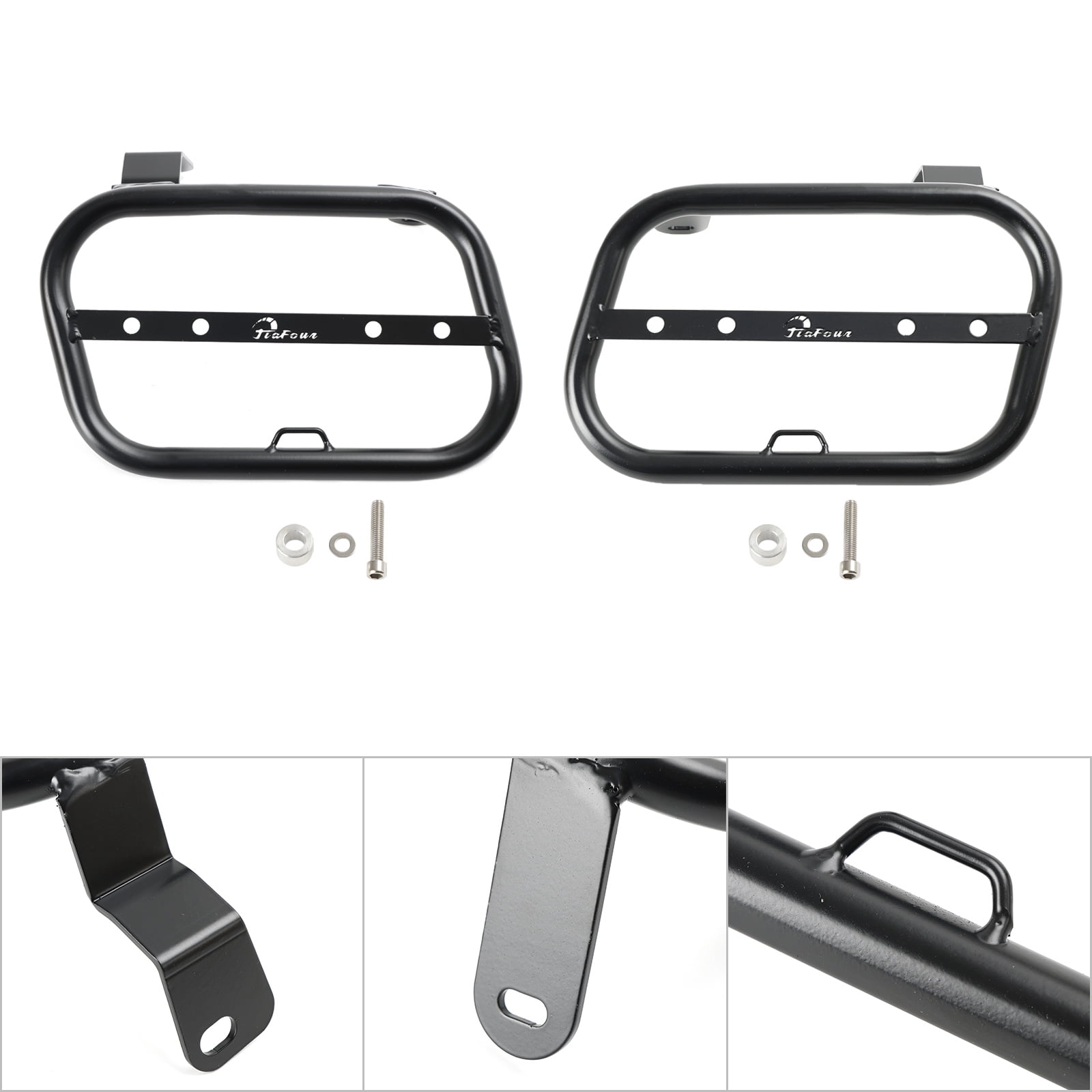 Xsr 700 Rack Luggage Rack Side Saddle Bag Mount Bracket For YAMAHA XSR 700 2017-2023 ...