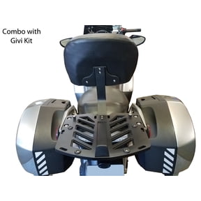 Luggage Rack and Passenger Backrest Combo WITH Givi Kit Kawasaki Concours 14