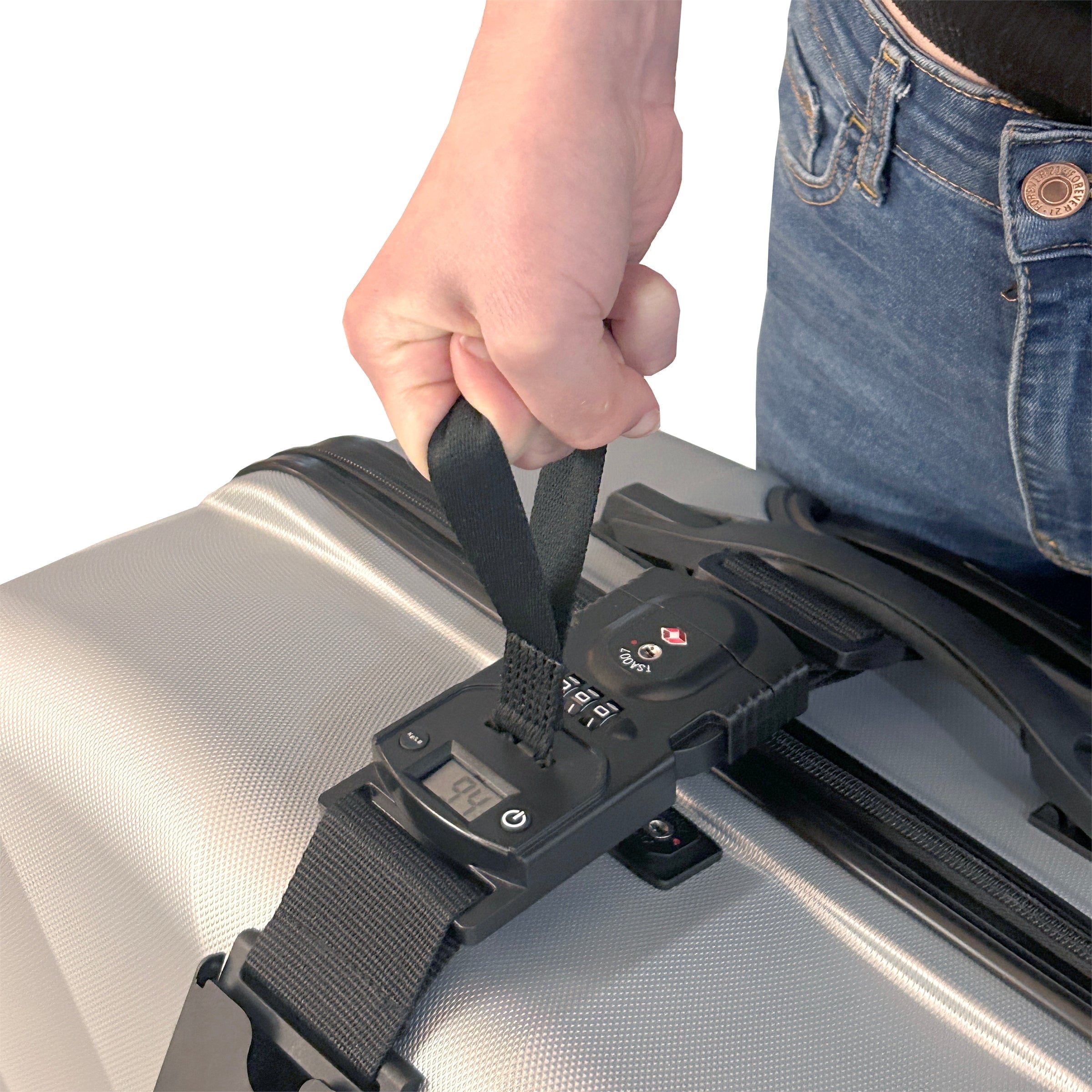 Locking Travel Strap Luggage Scale - Walmart Business Supplies