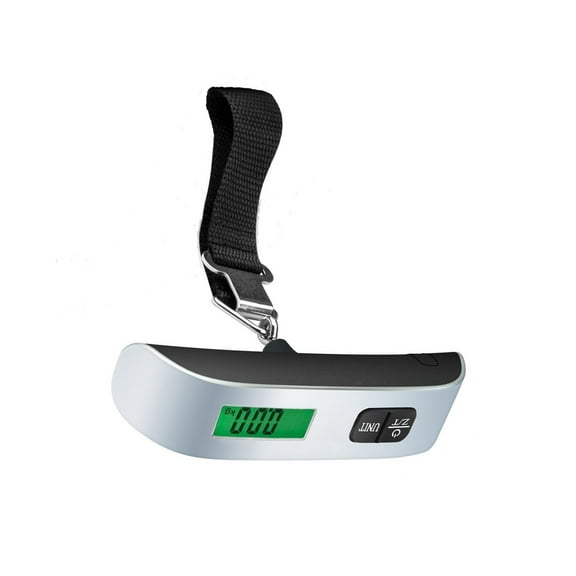 Luggage Scale,Luggage Scales for Suitcases,Essential Travel Companion, Ensures No Overweight Baggage, Portable, Holds Up to 110lbs,Suitcase Weight Scale(Silver)