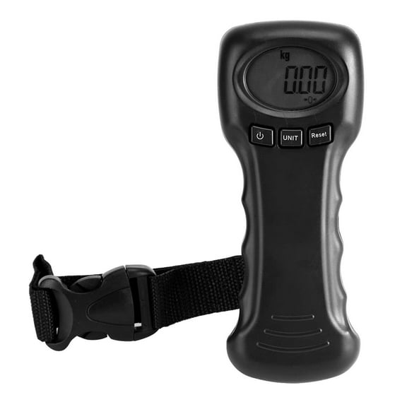 Luggage Scale, Portable 50kg Digital Luggage Weight Scale with 2 X AAA Batteries (not Inclued), Travel Accessories for Airplane Travel Luggage Measuring