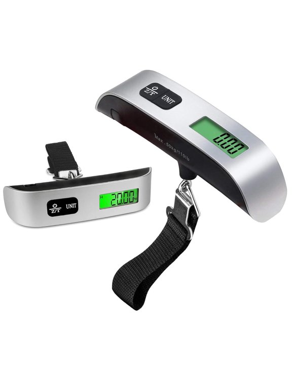 Luggage Scale Travel Digital,Portable Suitcase Weight Scale,Hanging Scale for Backpacks,Packages And Markets(110lb /50kg)