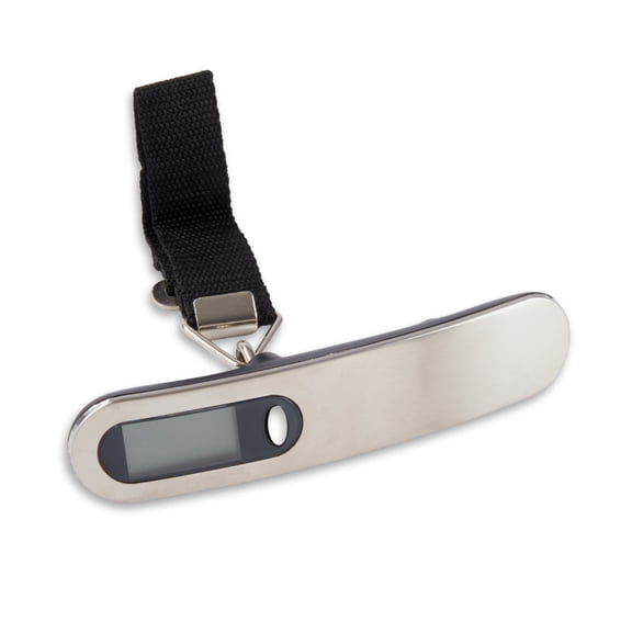 Luggage Scale with Selectable Pounds (lb.) or Kilograms (kg) Display. Weighs up to 100 lbs.