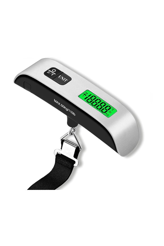 Luggage Scale with Unit Switching Functions and LED Display for Weighing Luggage, Backpacks, Packages