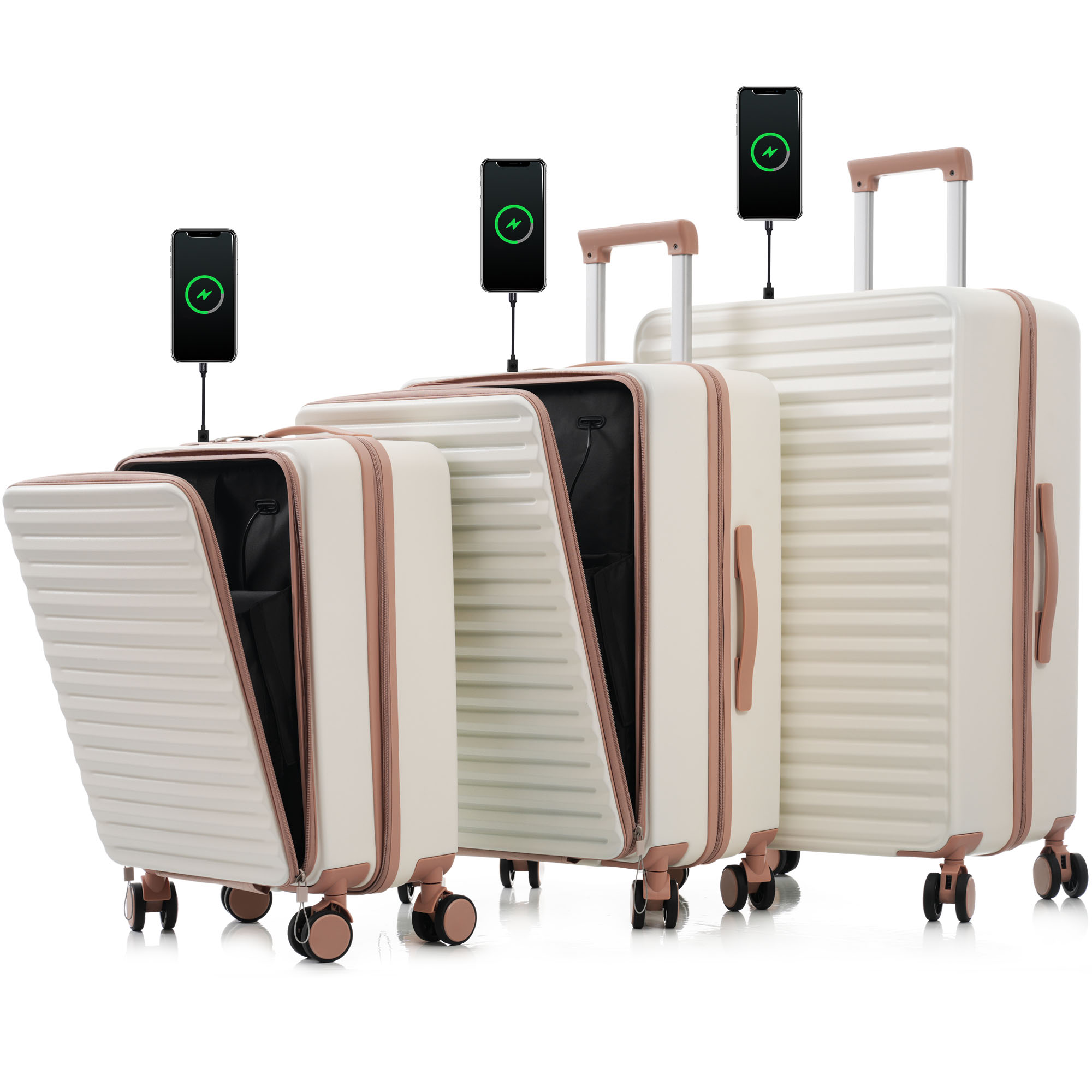 Luggage Set of 3, 20/24/28