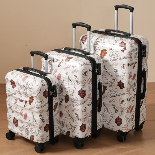 Expandable Luggage Set 3 Piece,Lightweight Durable Hardshell Suitcases with Spinner Wheels and TSA Lock for Travel