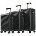 thumbnail image 1 of Luggage Set 3 Piece, Lightweight Durable ABS Suitcases with Spinner Wheels and TSA Lock, Carry-on & Checked Travel Luggage (20"/24"/28"), 1 of 5