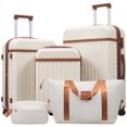 thumbnail image 1 of Luggage Set 5 Piece, Hardside Carry on Suitcase , Expandable Luggage with Travel Bags Spinner Wheels TSA Lock, 1 of 9