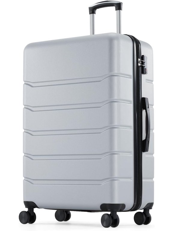 Luggage Set, ABS Hard Shell Carry On Suitcase with Smooth Spinner Wheels and TSA Lock, Lightweight Rolling Travel Luggage 20/24/28 Inch for Travel Business Vacation