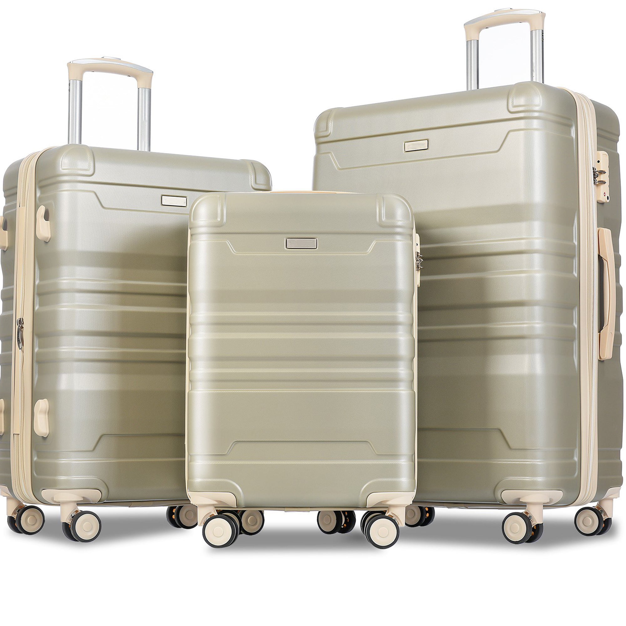 Luggage Set Clearance Hardshell Suitcase Set 3 Piece Hardside